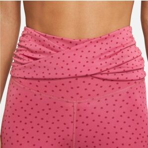 Nike Polka Dot Leggings - Mauve